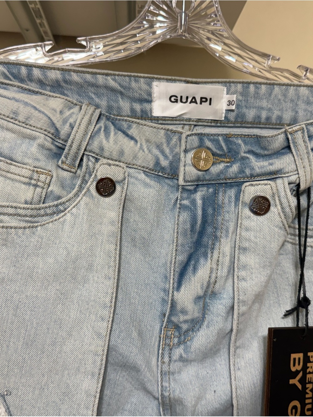 Light Wash Relaxed Men’s Jeans